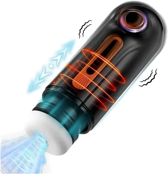 Wholesale 4in1 Automatic Male Masturbator 10 Frequency 4 Sucking  Masturbation Stroker Real Vaginal Sex Toy for Men
