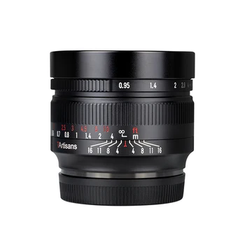 7Artisans 50mm F0.95 APS-C Large Aperture Portrait Lens Manual Focus Lens for E/EOS-M/FX/M43/Z-Mount Camera