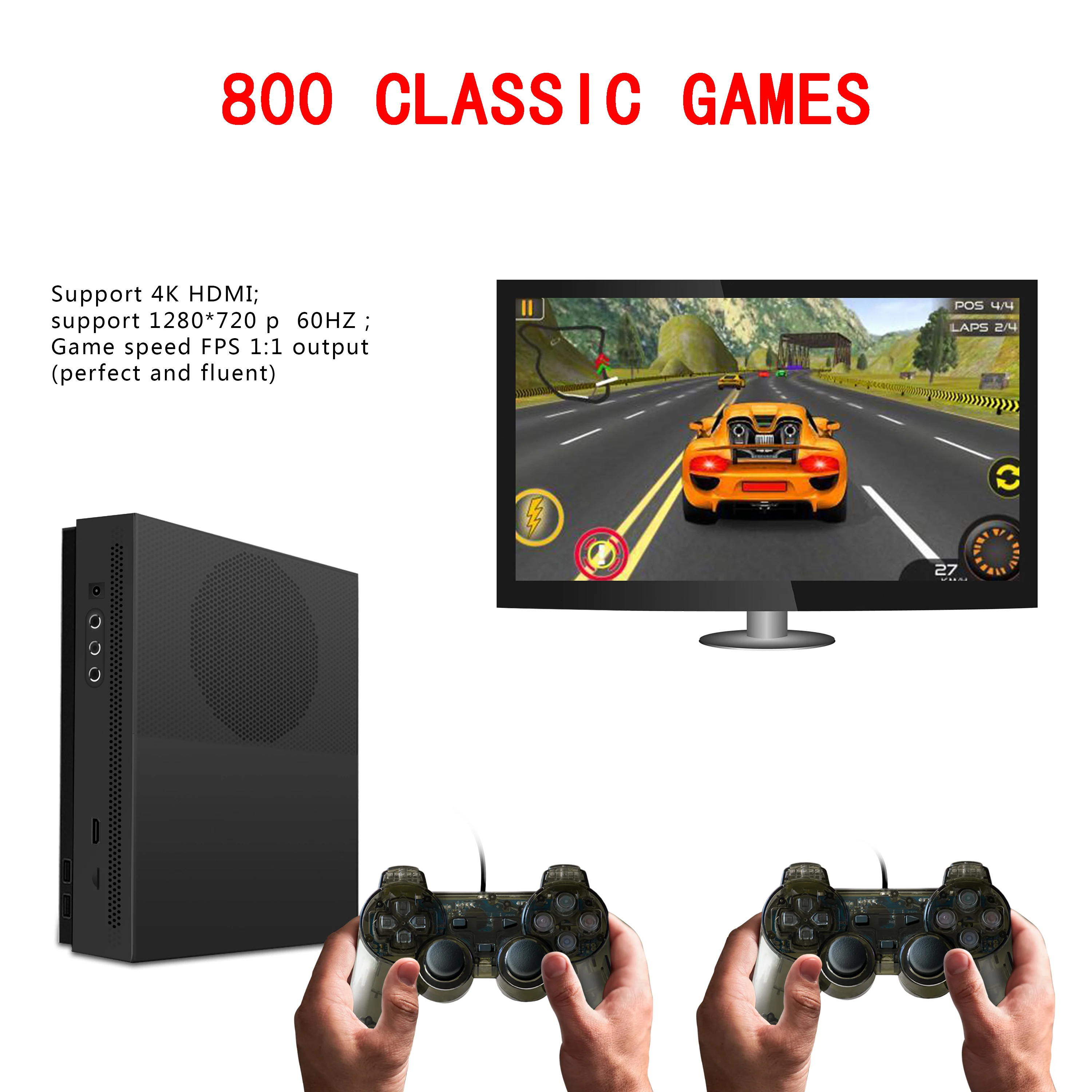 X PRO Family 4K HD Video Game Console - 800 Games Built-in