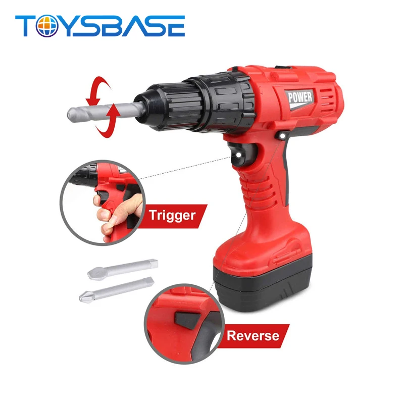 Набор инструментов для ролевых игр, электрическая дрель, отвертка, набор инструментов для мальчиков, детские игрушки