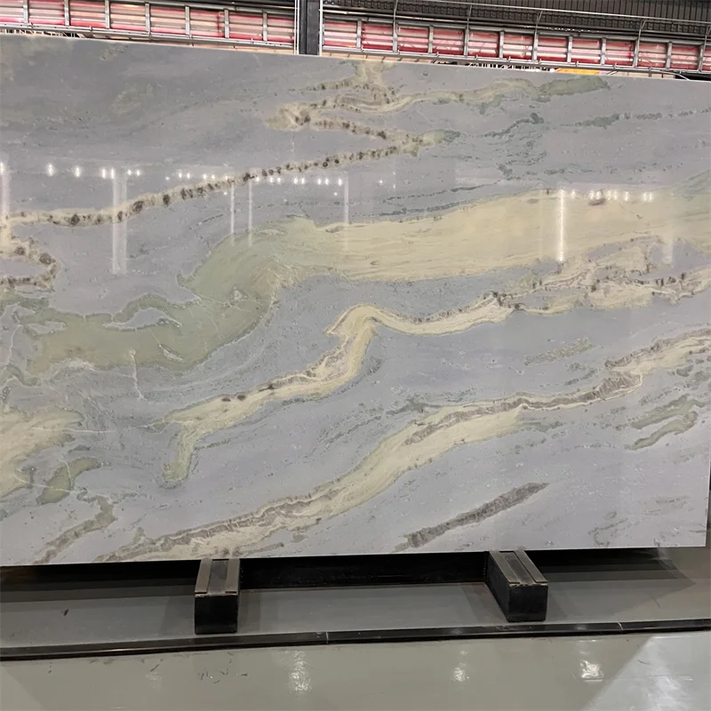 product natural backlit white marble blue cloud marble slab for interior wall and floor design-1