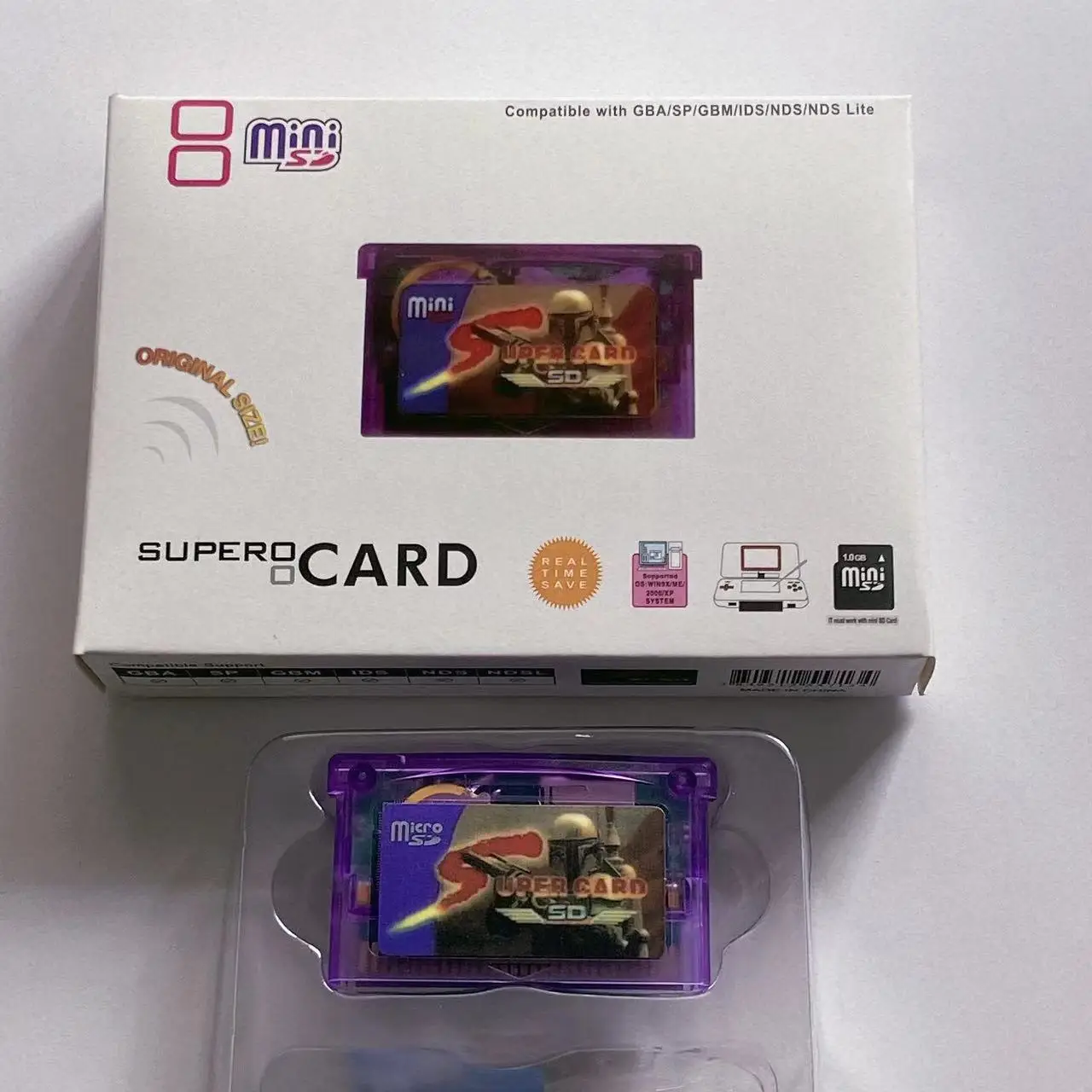 Flashcard for GBA SD Super Card for GBA Game Boy Advance Games - Main Image