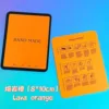 rectangle-lava orange-8*10cm