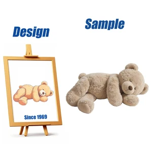 Shengye Toy Factory Custom Simulation Sleeping Teddy Bear Plush Toy Custom Anything Stuffed Animal Soft Doll Custom Plushies