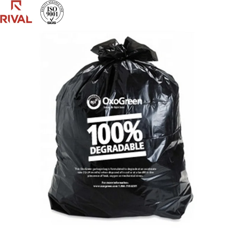 Household Heavy Duty Strong Oxo-Biodegradable Dustbin Garbage Bags (Me –