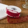 2.5cm burgundy 10 yards