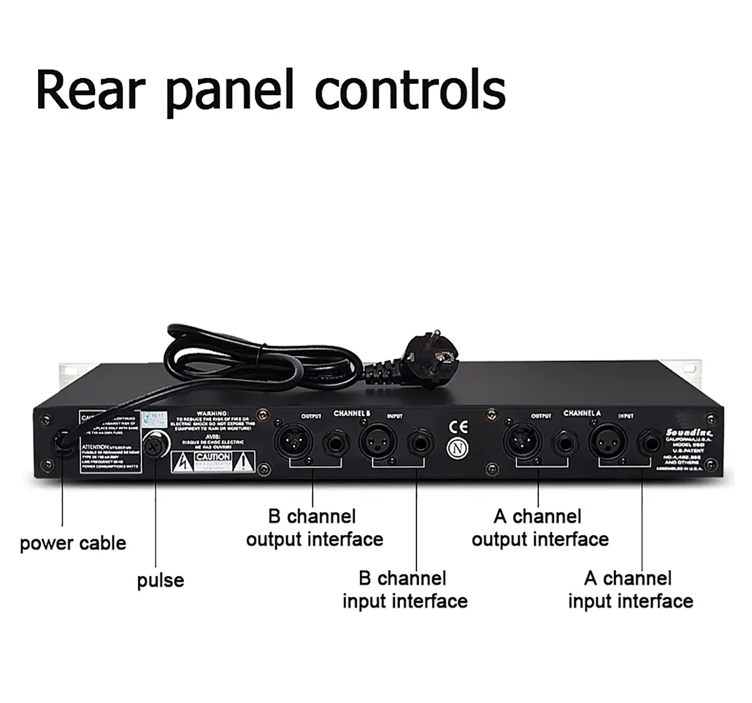 Gax882i Sound Audio Exciter Processor Maximizer Speaker Management Effects Audio Processor 882i