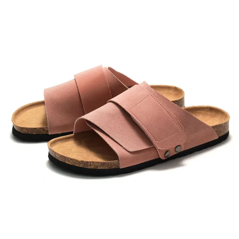 Men's Herringbone Slippers – Thick Sole Sandals With Comfortable Cotton Lining