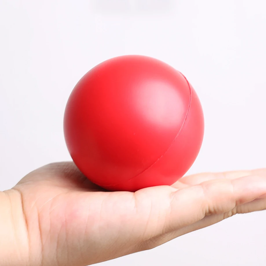 Настраиваемый мяч из пенополиуретана с логотипом производителя забавная ручная игрушка против пенополиуретана мягкий смайлик для снятия стресса с рекламным подарочным шаром