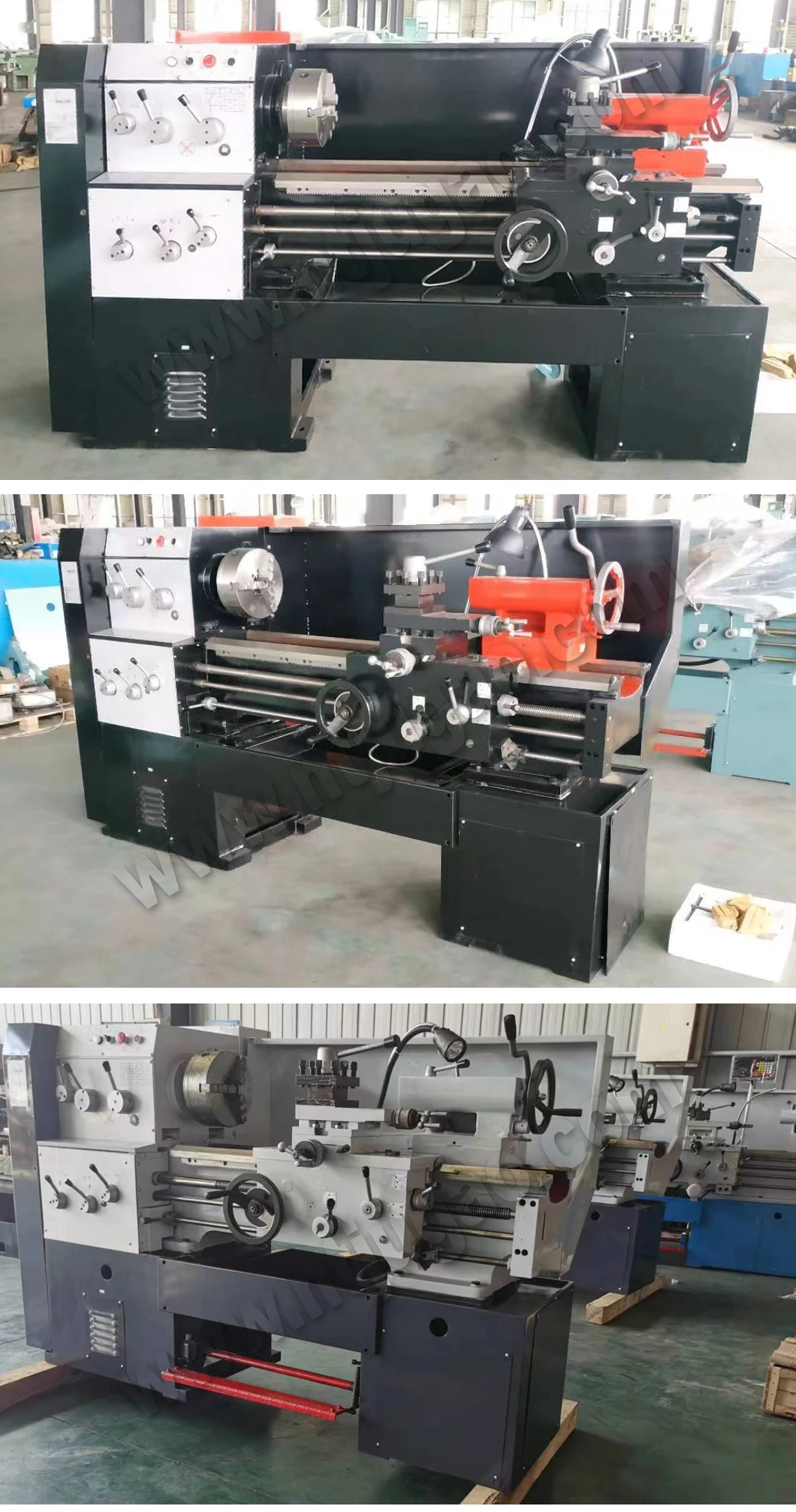 Manual Lathe Horizontal Metal Machine High Precision Universal Lathe Machinery