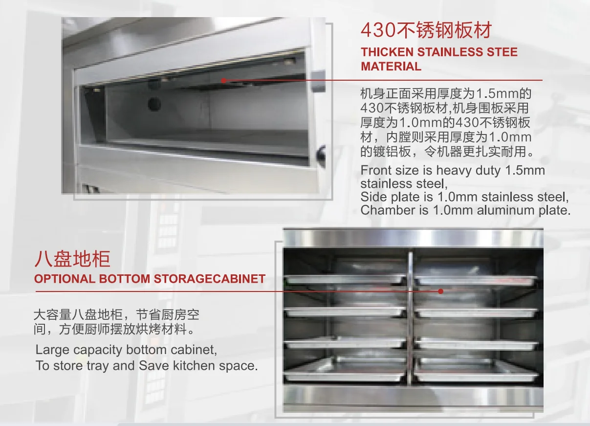 1 2 3 4 5 deck industrial cake Commercial Gas Electric baking bread pizza Bakery Oven price for sale