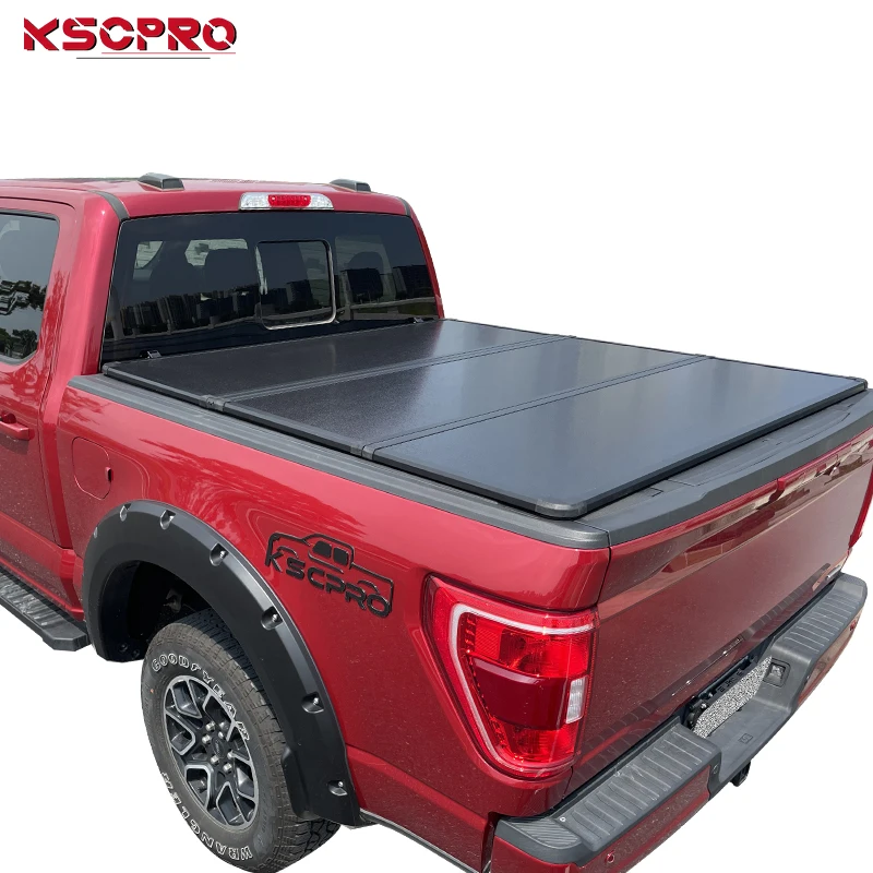 Kscpro Ht Series Hard Tri-fold Truck Bed Pickup Tonneau Cover For 2004 ...