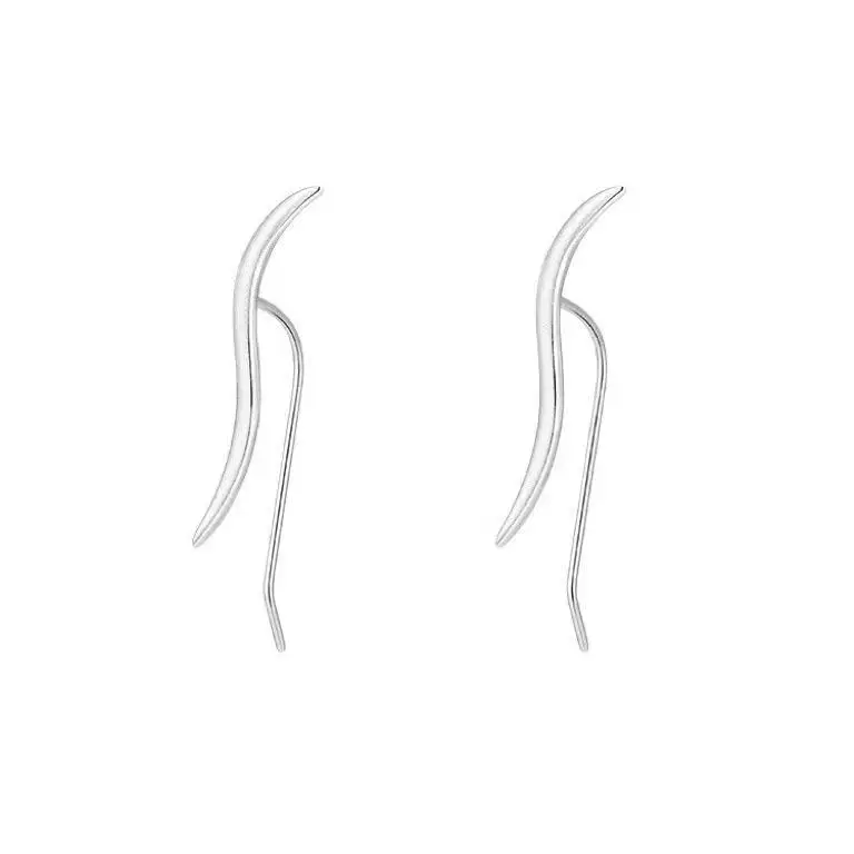 2022 Spring Summer New Trend Factory Wholesale South Korea Female Gold Plated Earrings for Wedding and Party Silver Gold Tones