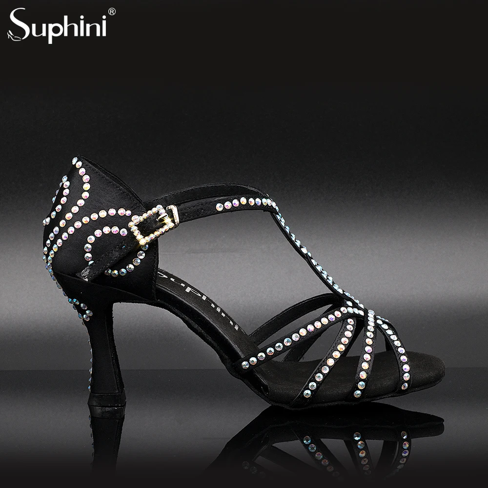 Suphini classic Black Dance shoes latin