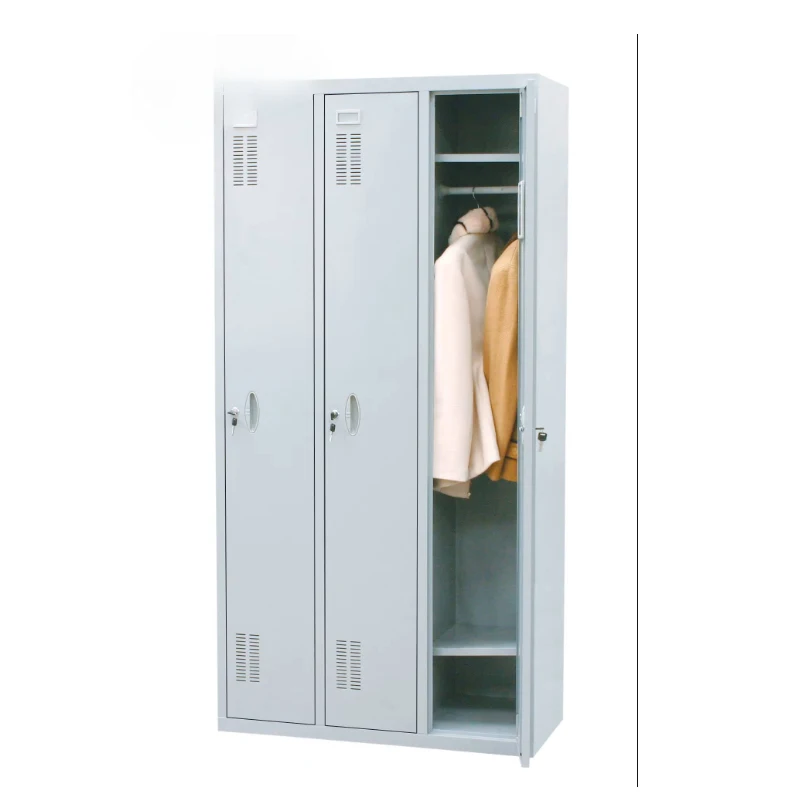 Factory locker room custom 304 stainless steel metal storage wardrobe