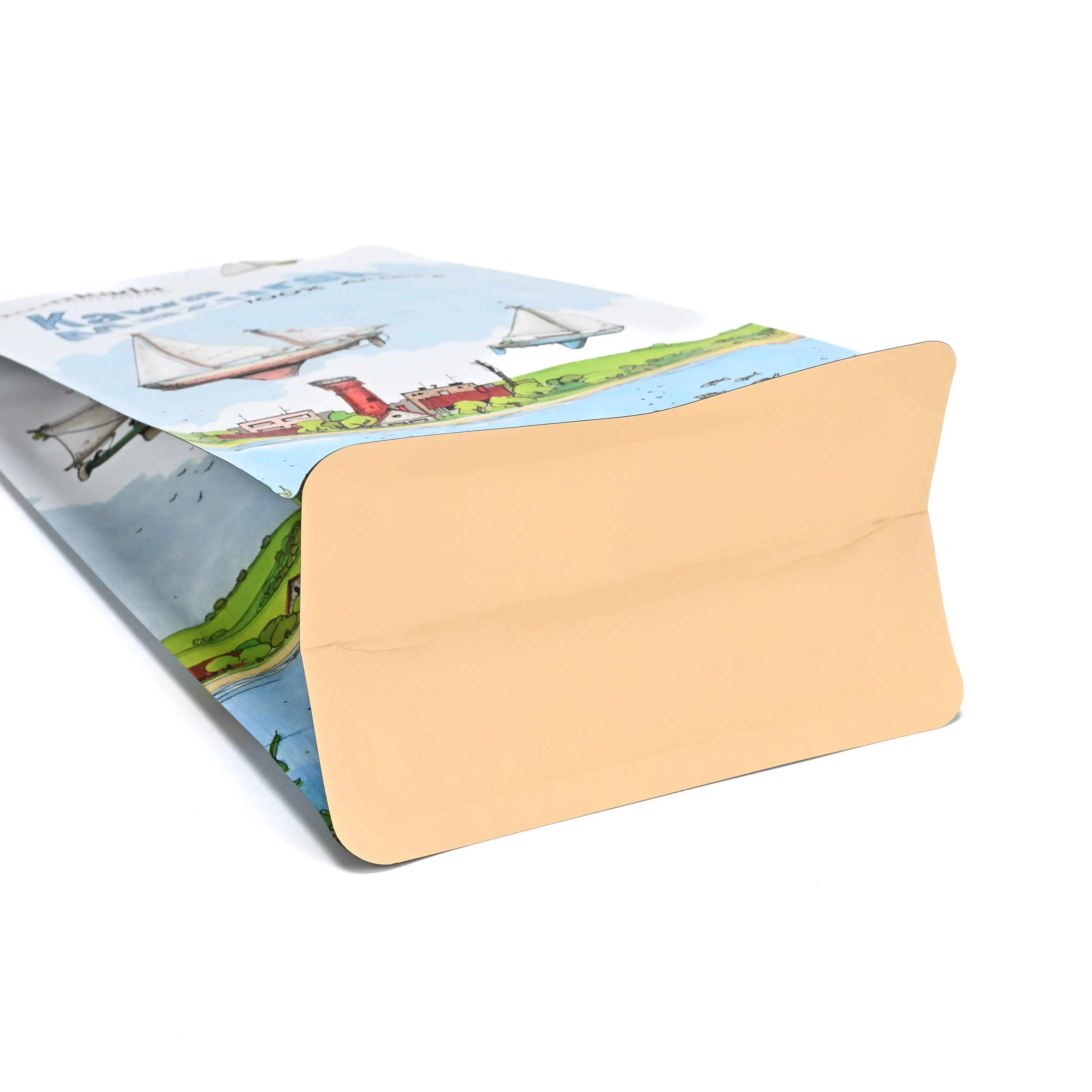 Customized Art-Printed Reclosable Plastic Coffee Bags for Single-Origin Coffee Packaging in Stores Coffee Subscription Boxes supplier