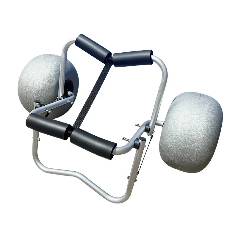 Surfboard Cart Portable Kayak Beach Transport Cart Single Water Ski Inflatable Wheel Trailer