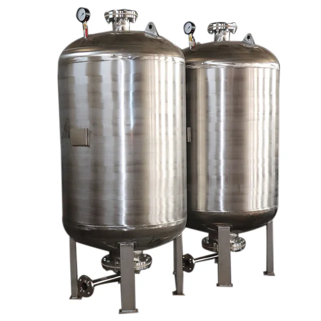Sterile Milk Storage Tank Coffee /cider/fertilizer Fermentation Tank Container Wanxin Food Grade Stainless Steel 1t/2t/3t/4t/5t