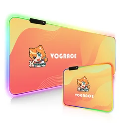 Оптовая продажа, индивидуальный игровой коврик для мыши Vograce с принтом CMYK, Rgb, коврик для мыши