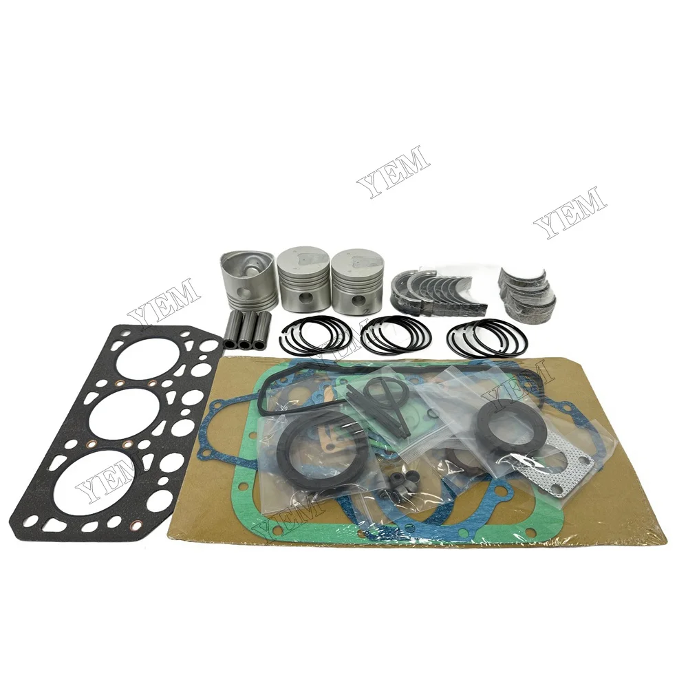 K3D Engine Overhaul Rebuild Kit STD for Mitsubishi Iseki TU170F TU177 Tractor 2