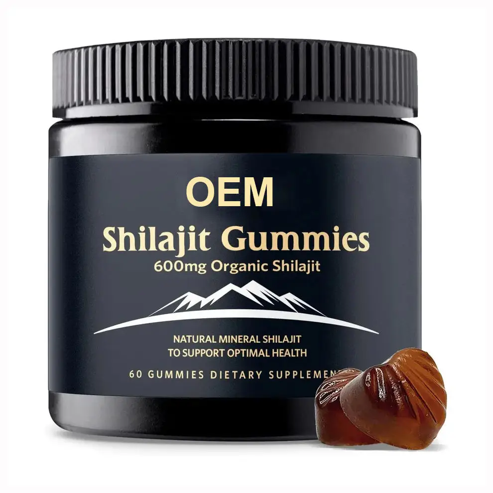 Wholesale Oem Shilajit Gummies With Fulvic Acid Pure Himalayan Vitamins ...