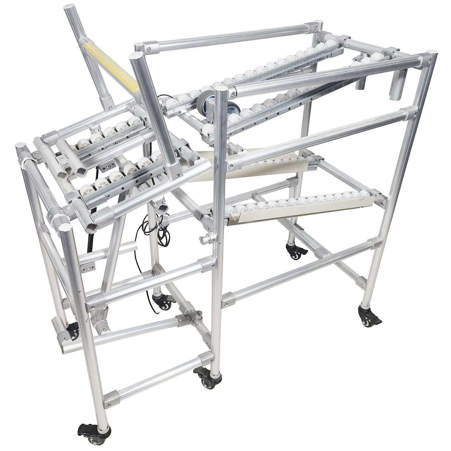 On-line Recycling Rack Flow Rack Cart LCIA Third-generation Lean Pipeline Rod Feeding Empty Box Return Box Reflow Rack Grade