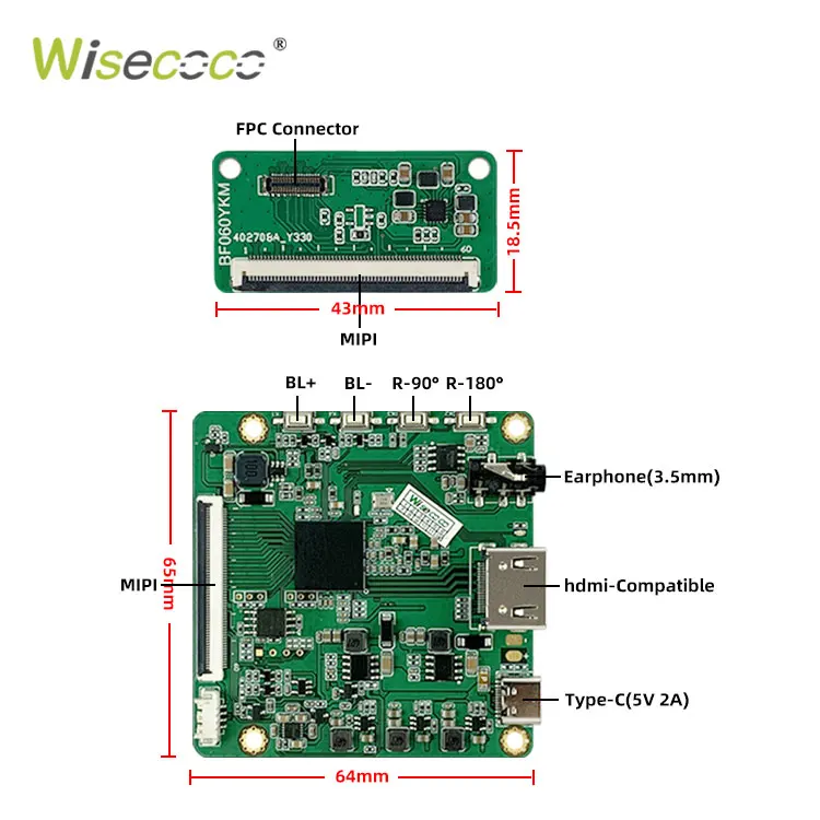 Alibaba.com: Wisecoco 6 inch 2880x1440 resolution flexible display ...