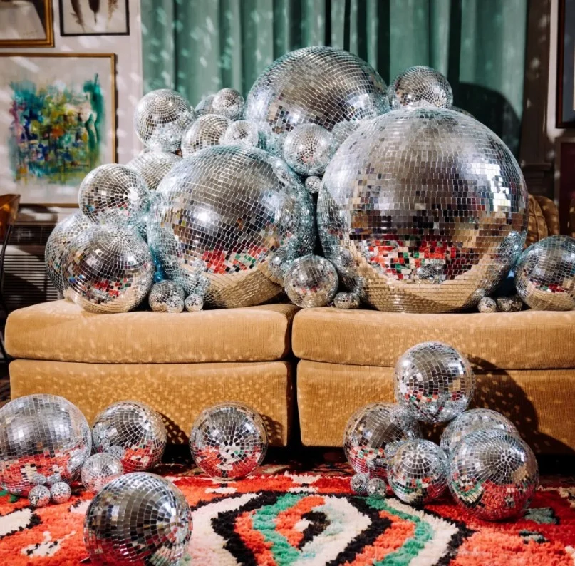 Bachelor Party Stage Lighting Effect 8 Inch 10 Inch Disco Ball Mirror