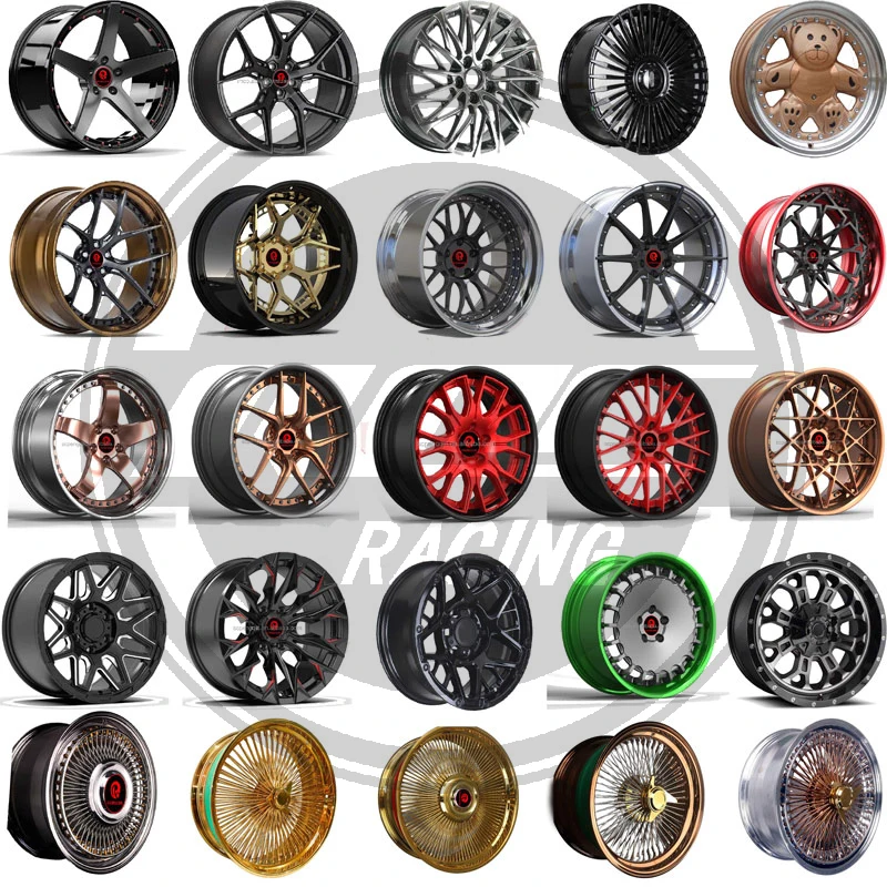 カスタム5スポークリムアウディ20合金ホイール1ピース鍛造車ホイール