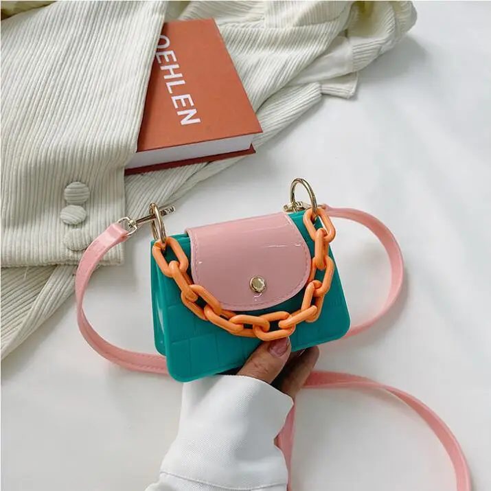 2021 Summer mini jelly bags women jelly pvc purse fashion designer handbags for women kids jelly purses