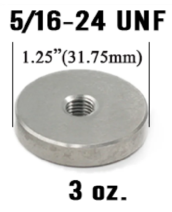 Bee Stinger 1 Oz Standard EndWeights Matte Black 3 Pack