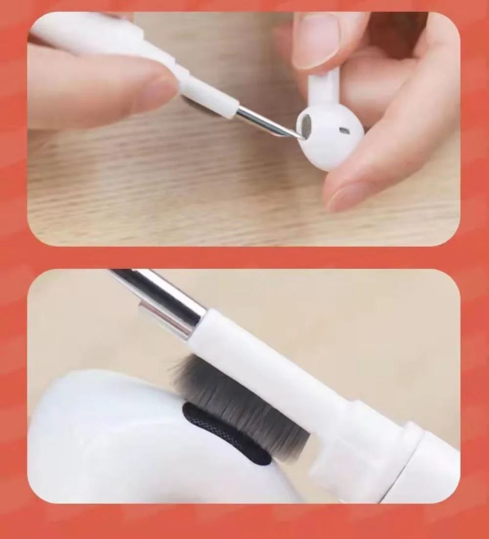Cleaning Pen for Airpods Multifunctional Computer Laptop Claner Brush 5 in 1 Keyboard Cleaning Pen Brush Kit