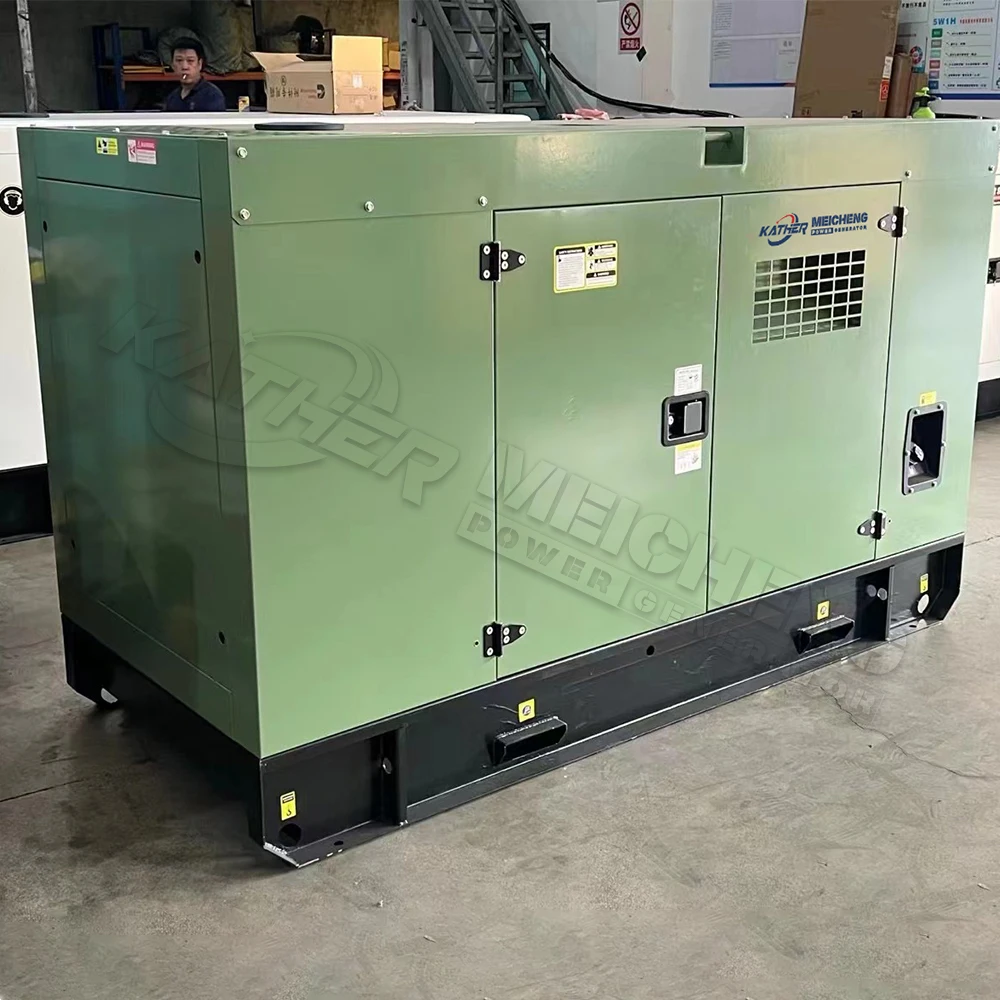 Industrial Use Soundproof Diesel Generator 20kw 25kva 30kw 50kva 100kw 200kva 500kw 1000kva 1500kw Low Noise Genset Canopy