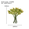 Artificial Artichoke With Glass Vase - FYA0098