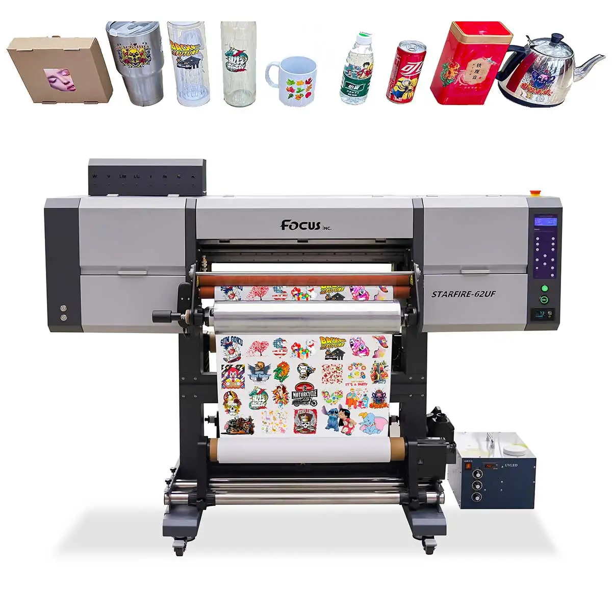 Label Printing Machine Roll Sticker Printer Uv Dtf Printer With