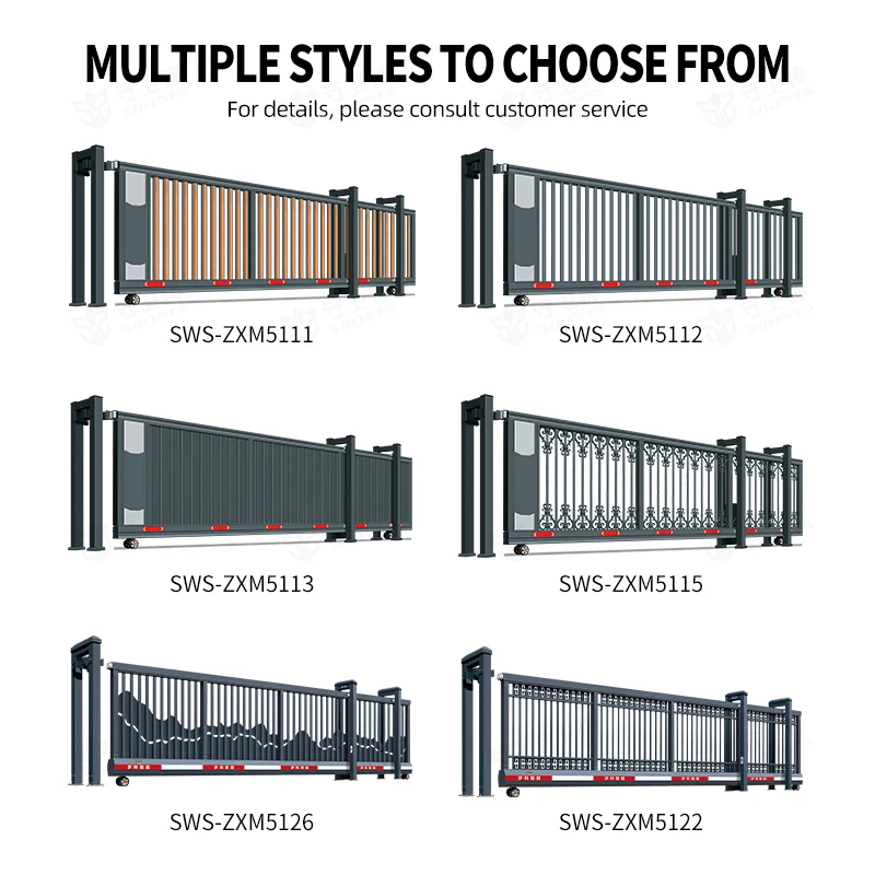 Sliding Simple Gate Design Telescopic Sliding Gate Electric Supply Heavy Duty Industrial Sliding Gate