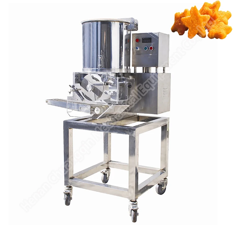 Mcdonalds Chicken Nugget Forming Machine Hamburger Cutlet Form Machine Automatic Chicken Nugget