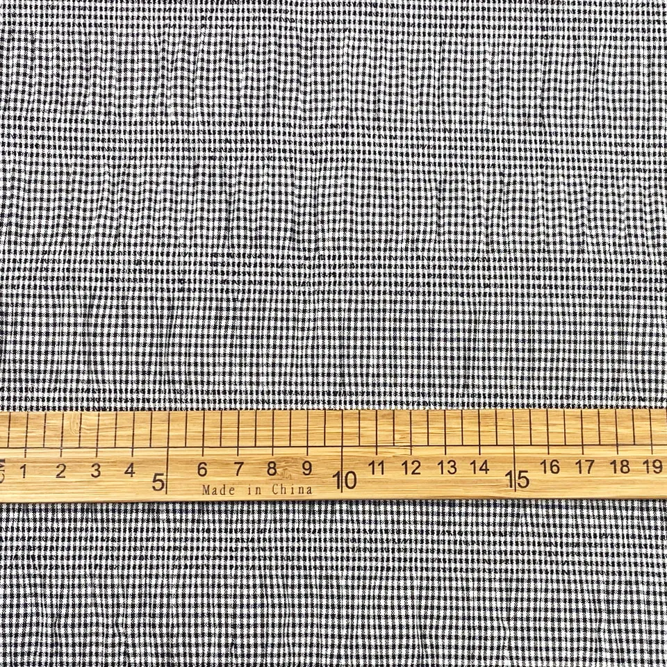 Новинка, мягкая крашеная пузырьковая пряжа deigns, крашеная в мелкую клетку, полиэфирная смесь TR, вискозная ткань seersucker для рубашек