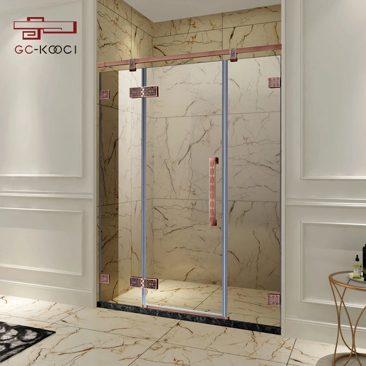 Sliding Shower Enclosure Cubicle Glass Tempered Glass Modern Shower Doors Hotel Straight Sector Polished 3D Model Design 3 Years