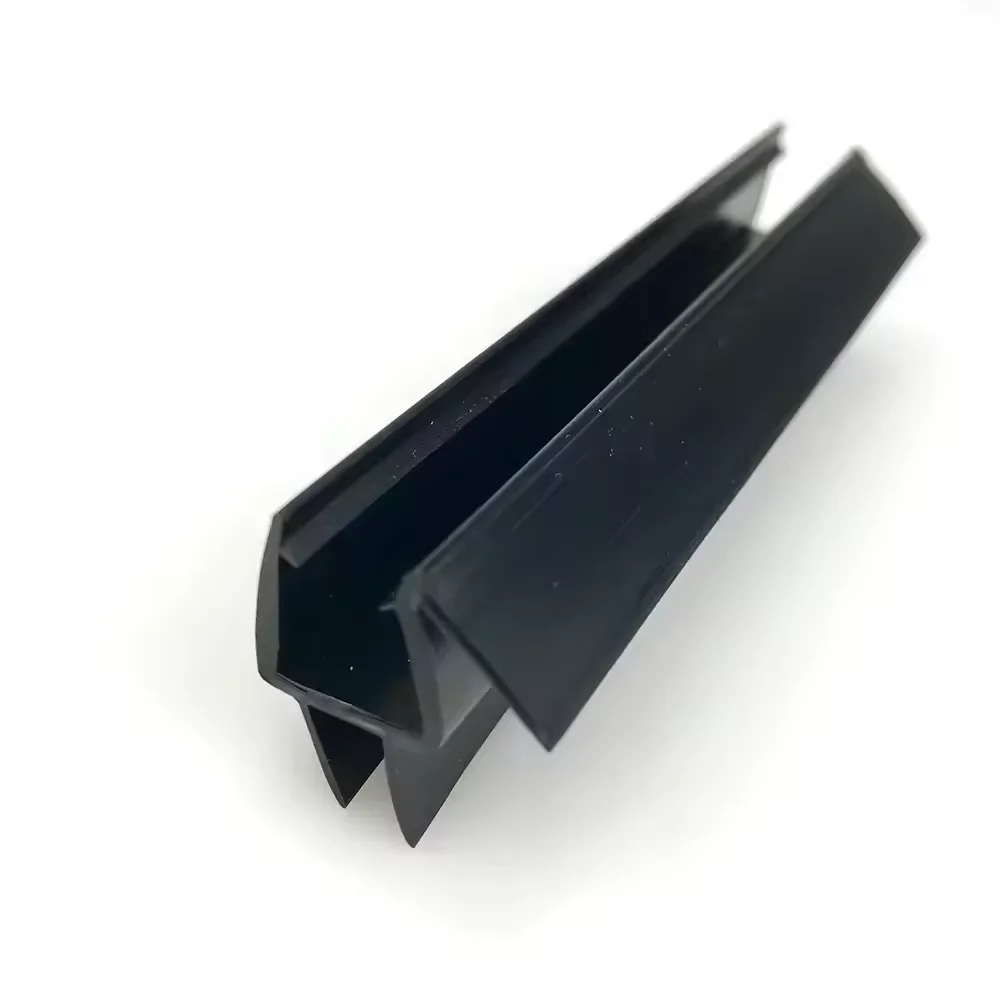 Shower door bottom rubber seal strip waterproof clear PVC shower seal ...