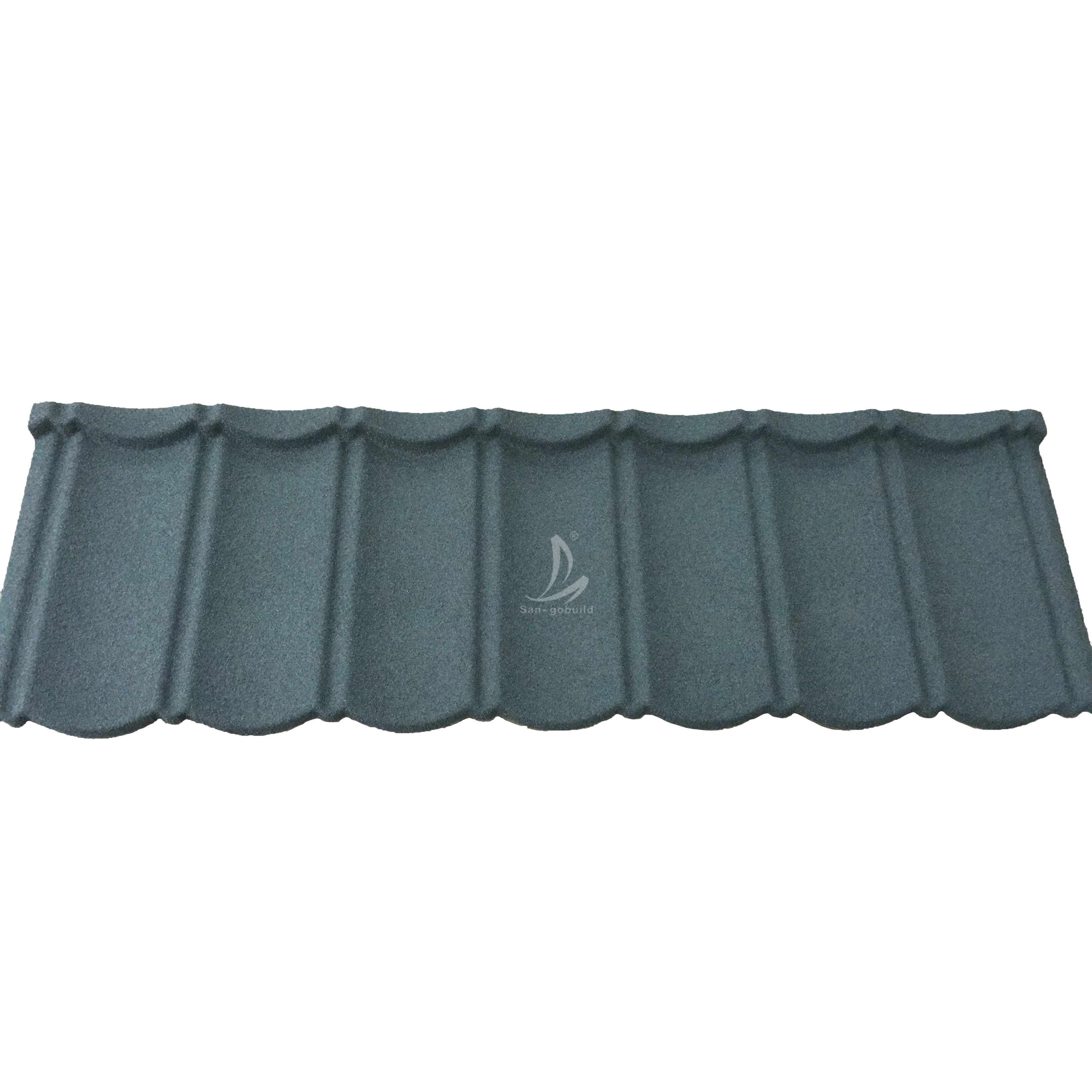 Nepal Granite Chips Coated Zinc Steel Euro Tiles Black Red Roofing Sheet Dealers Near Me for Pen Roofing
