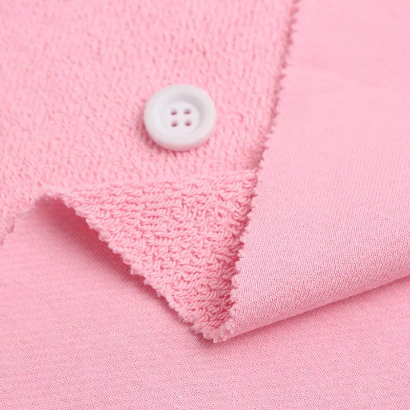 Custom Colors Solid Hoodies T Shirt Terry Fabric Knitted 400gsm Heavy