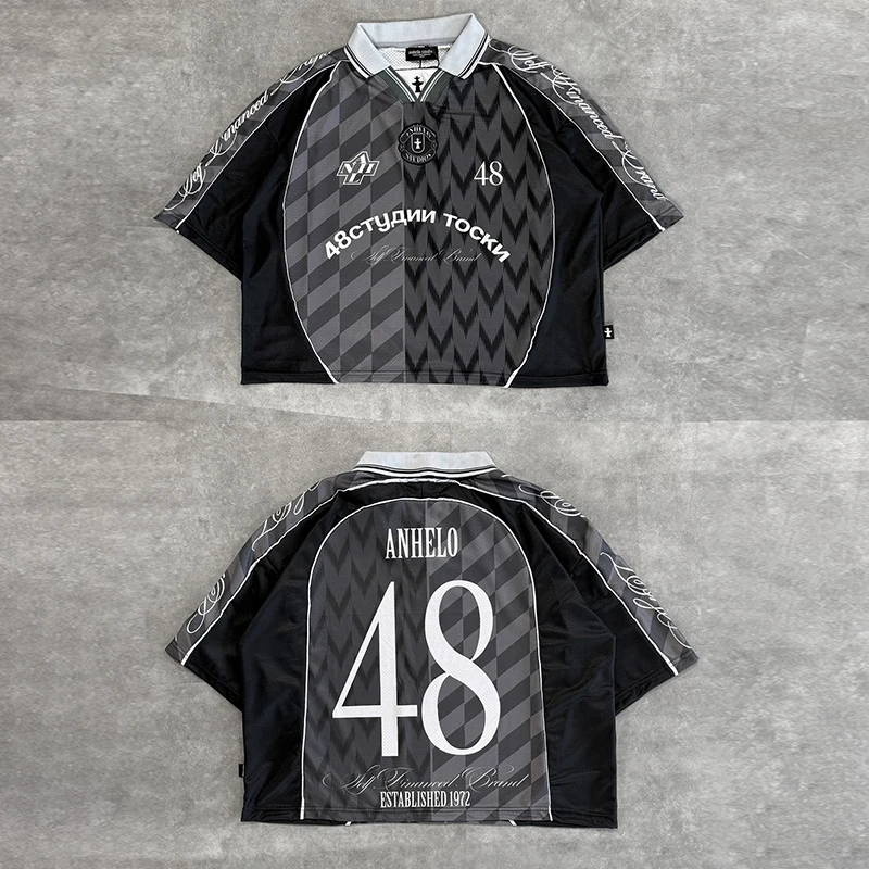 Custom Embroidery Polo Shirt with Breathable Mesh in XXS-5XL Custom Size for Casual Wear