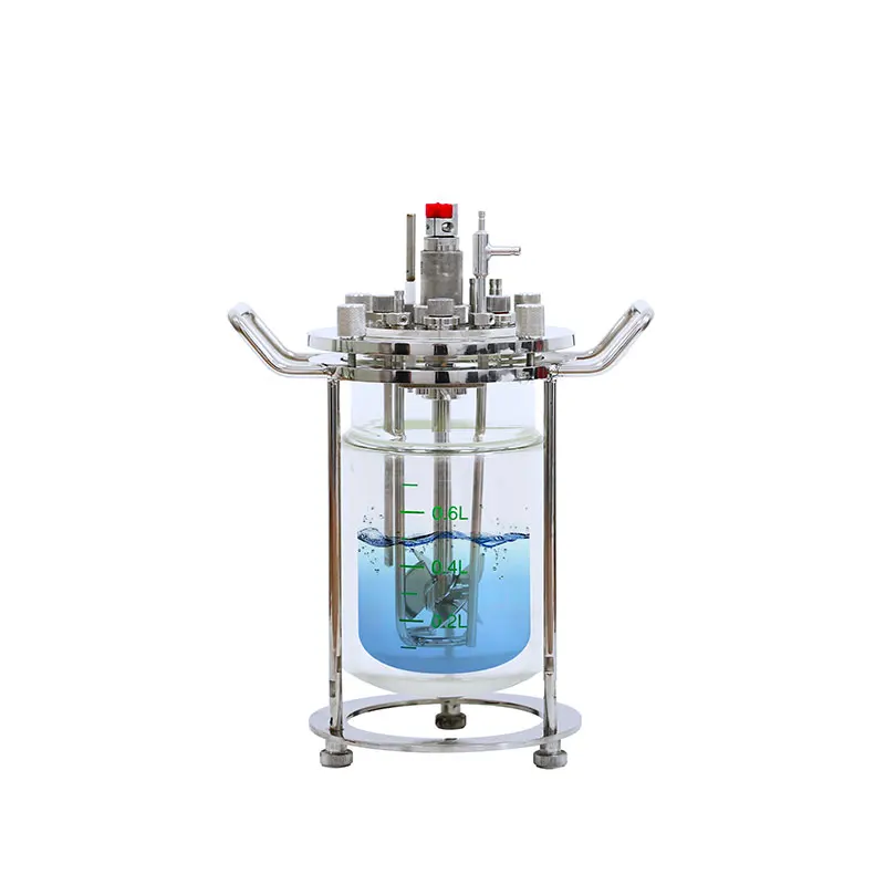 Lab1st Customizable Glass Lab Fermentation Bioreactor 5L 10L 15L 20l Fermentor Bioreactor