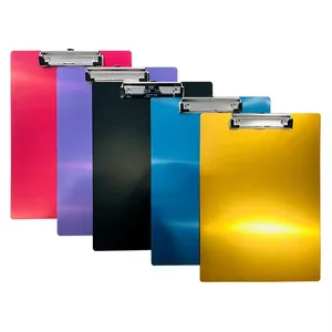 Customized Aluminum Metal Clipboard Nursing Aluminum Alloy Medical Clipes Clipboard Borboleta