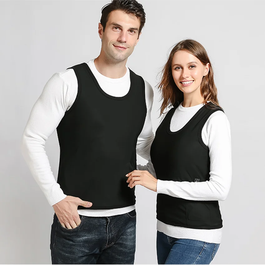 Толстая фланелевая теплая одежда с подогревом термобелье из углеродного волокна с подогревом