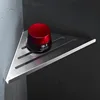 Brushed corner storage rack