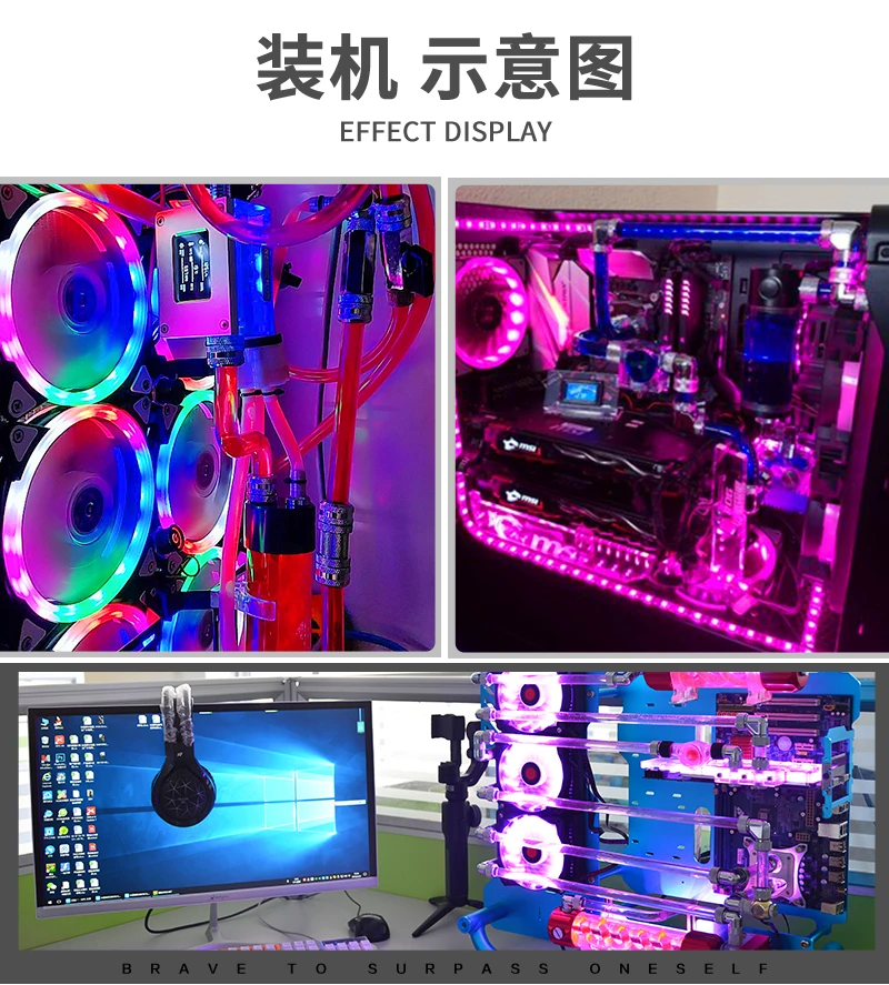 Syscooling Pc Water Cooling Kit For Video Card Nvidia Rtx 3080/3090