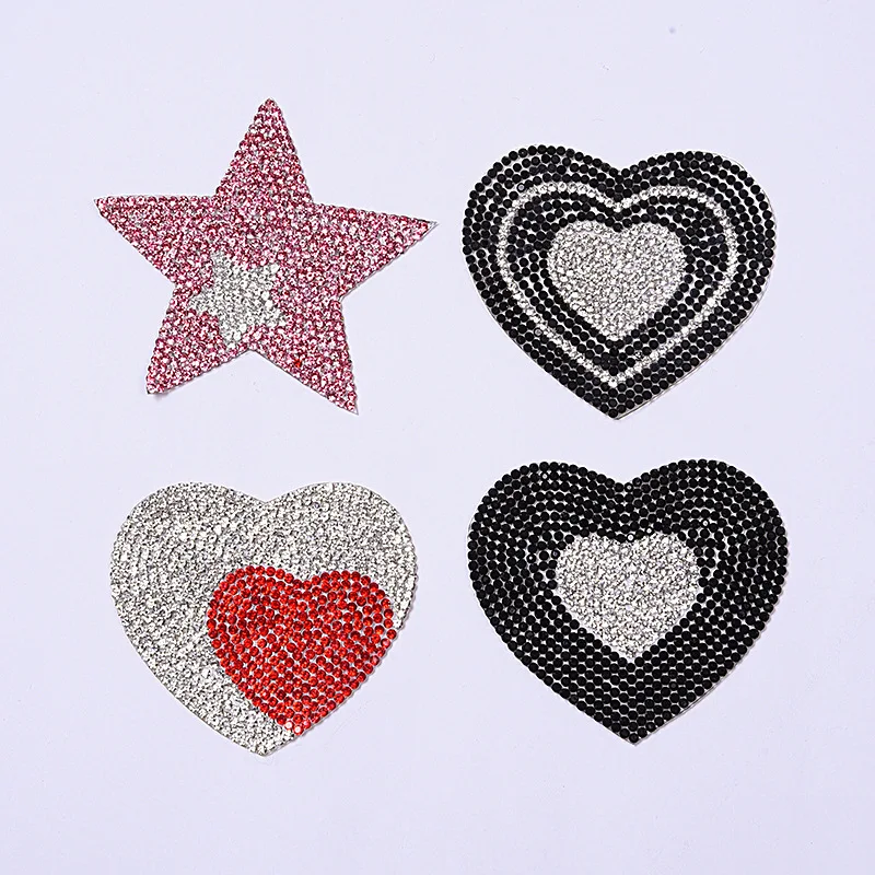 Free sample New arrival silicone logo heat transfer custom rhinestone greek letter patches for bags