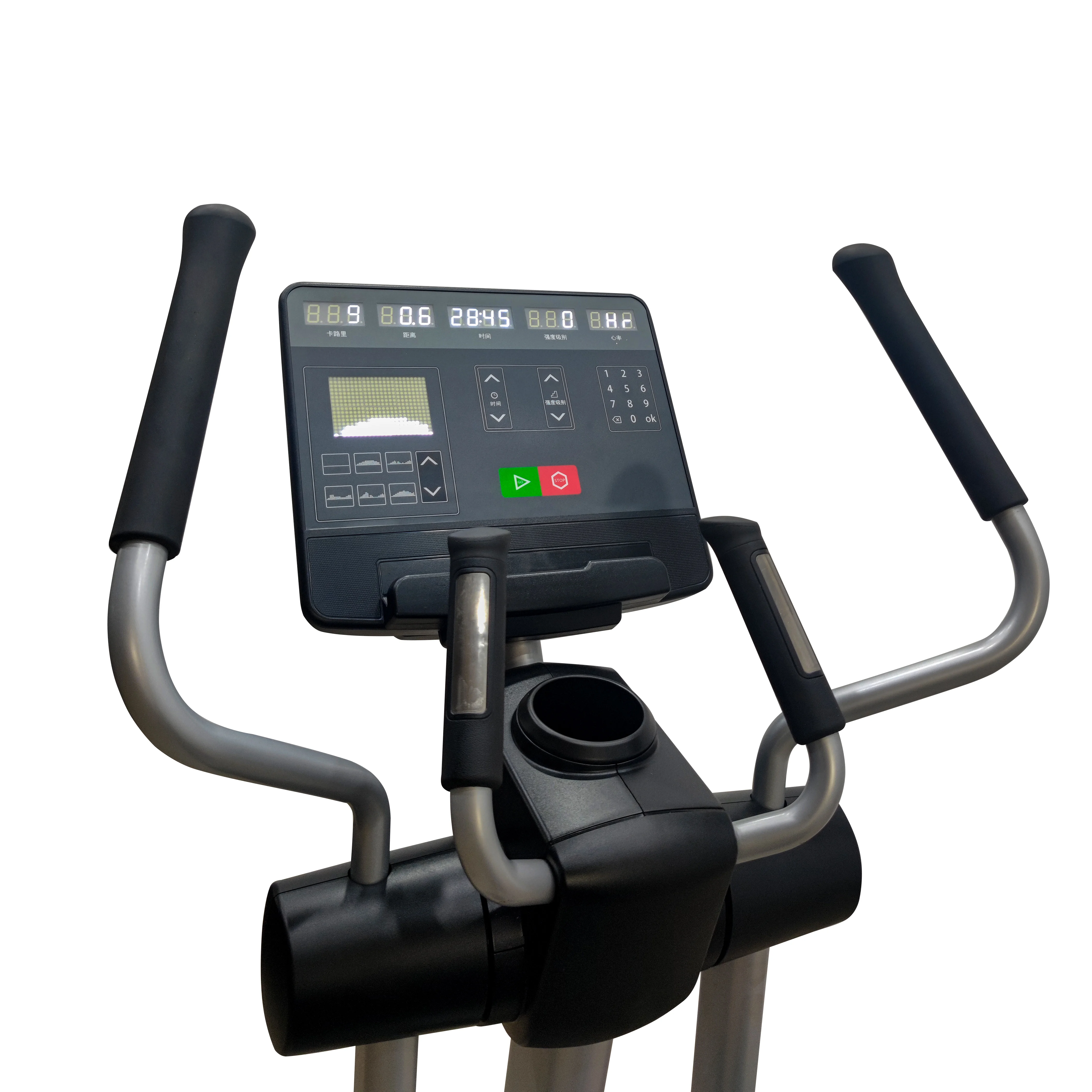 TOPTONS Orbital Elliptical Cross Trainer Commercial Fitness Machine with Parts for Sale